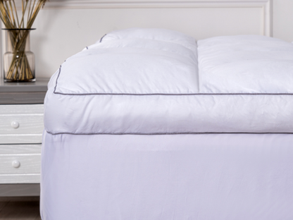 Fitted Mattress Topper - Classic White